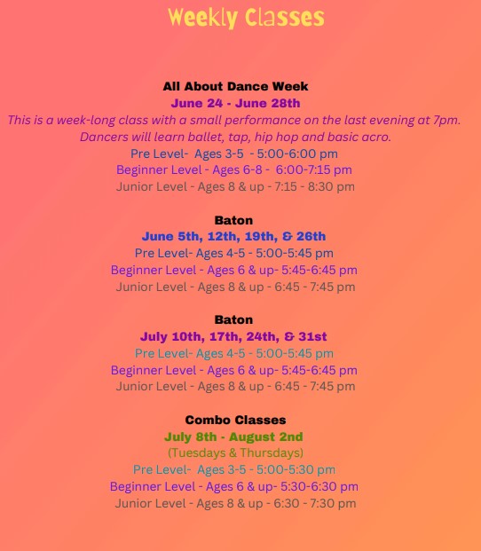 Weekly Classes