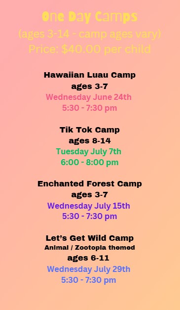 One Day Camps